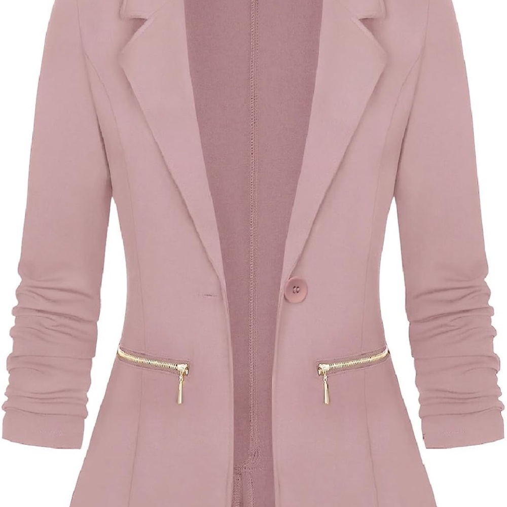 Elegant Pink Women's Blazer